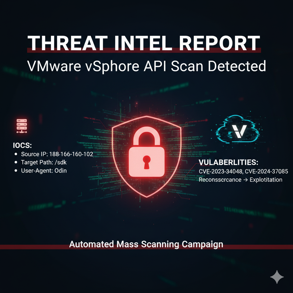 Attempted Scan for VMware vSphere SOAP API Access and Reconnaissance