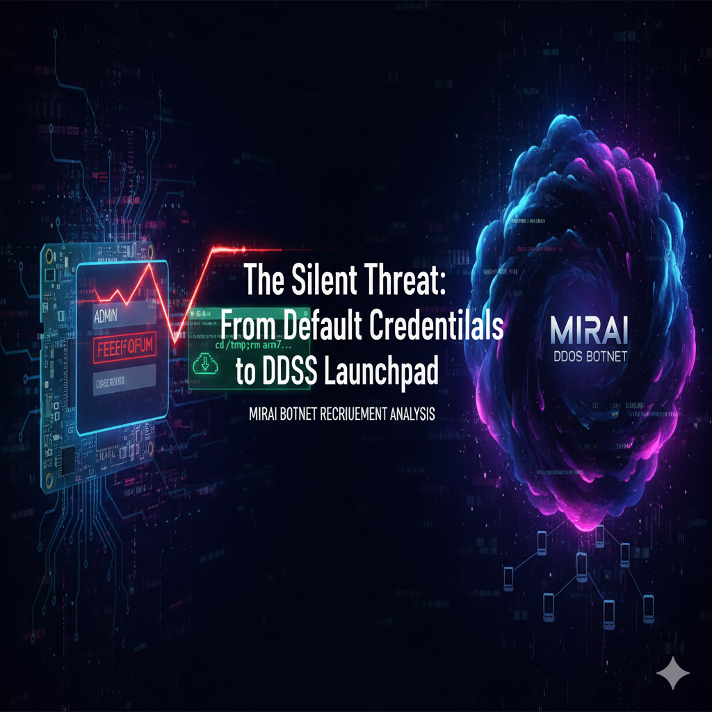 The Silent Threat: How a Vulnerable IoT Device Was Recruited into the Mirai Botnet